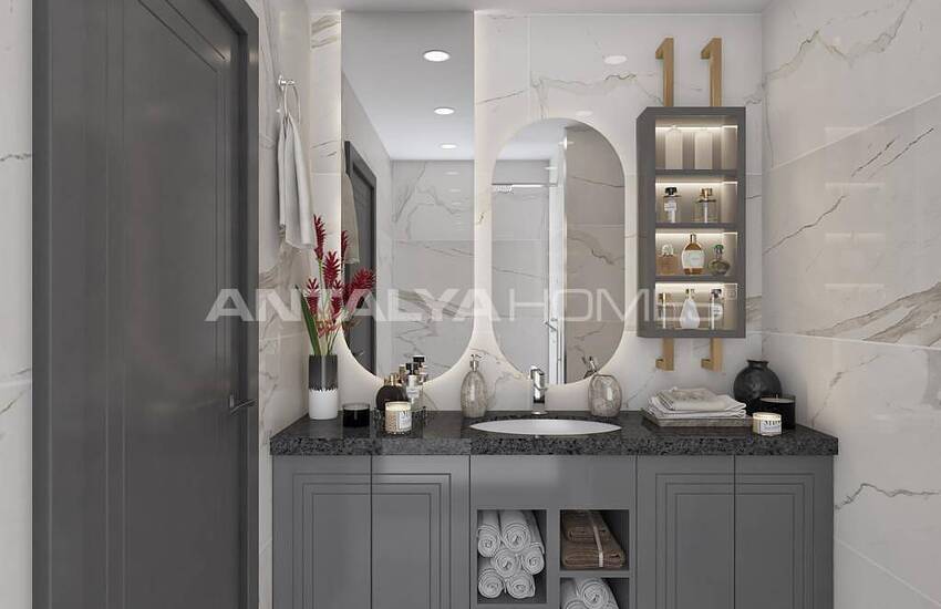 Well Located Apartments in a Featured Project in Alanya 34