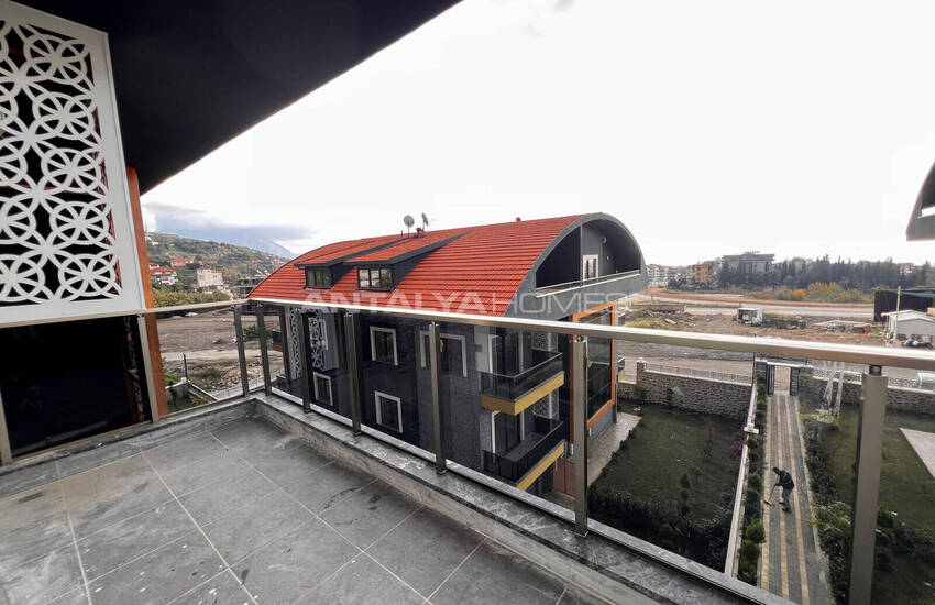 Alanya Büyükhasbahçe'de Benzersiz Tasarımlara Sahip Daireler 32