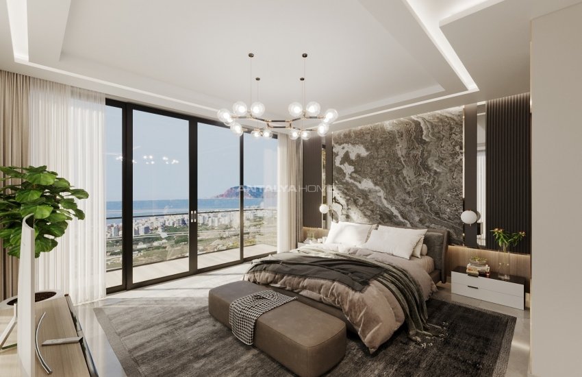Vrijstaande Villa's Met Uitzicht Op De Zee En Het Kasteel Van Alanya 20