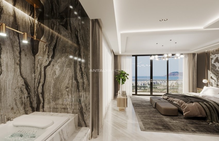 Vrijstaande Villa's Met Uitzicht Op De Zee En Het Kasteel Van Alanya 21