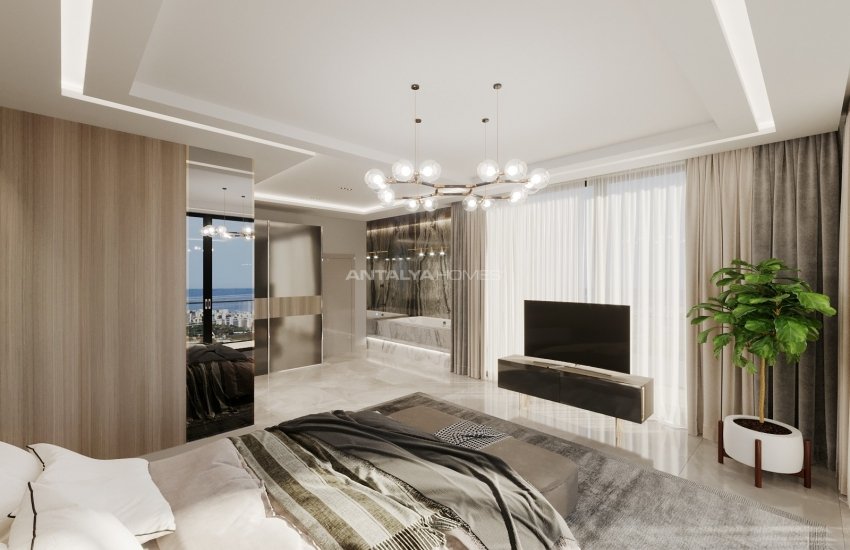Vrijstaande Villa's Met Uitzicht Op De Zee En Het Kasteel Van Alanya 23