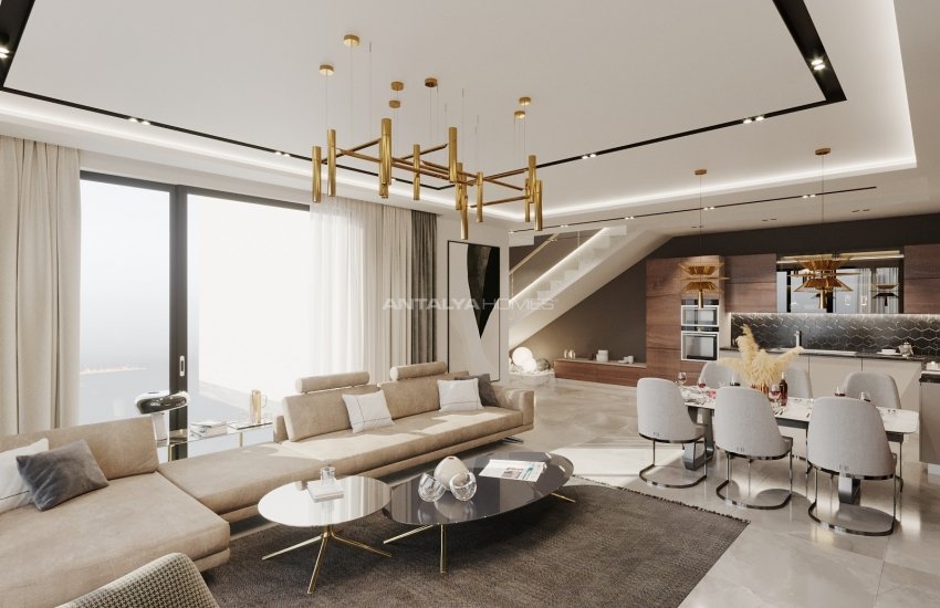 Vrijstaande Villa's Met Uitzicht Op De Zee En Het Kasteel Van Alanya 15