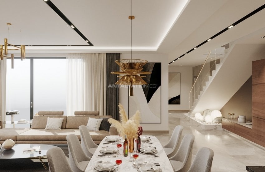 Vrijstaande Villa's Met Uitzicht Op De Zee En Het Kasteel Van Alanya 16