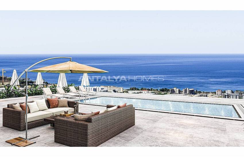 Moderna Villor Med Privata Pooler Och Trädgårdar I Alanya 15