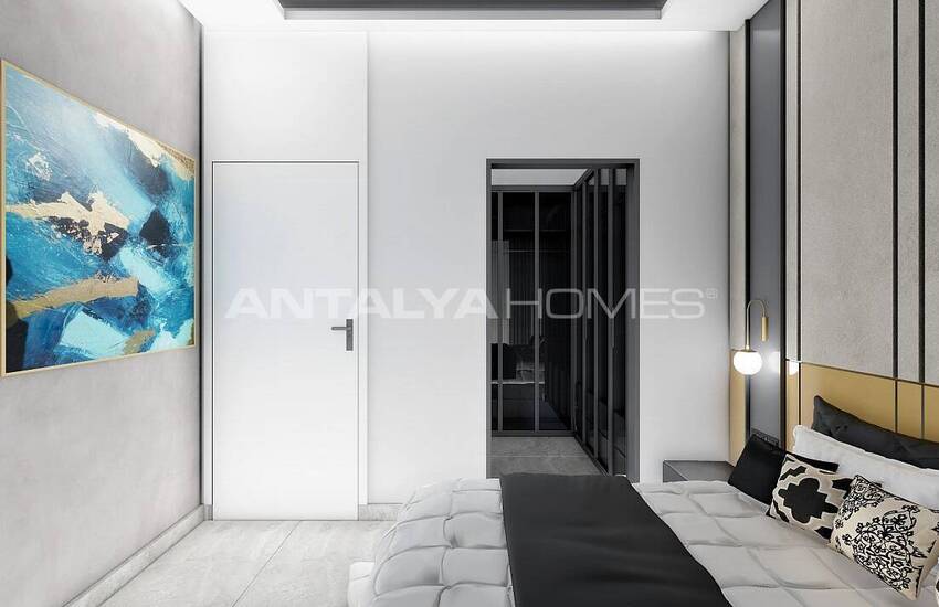 Сдвоенные Виллы Рядом с Пляжем в Алании, Авсаллар 18