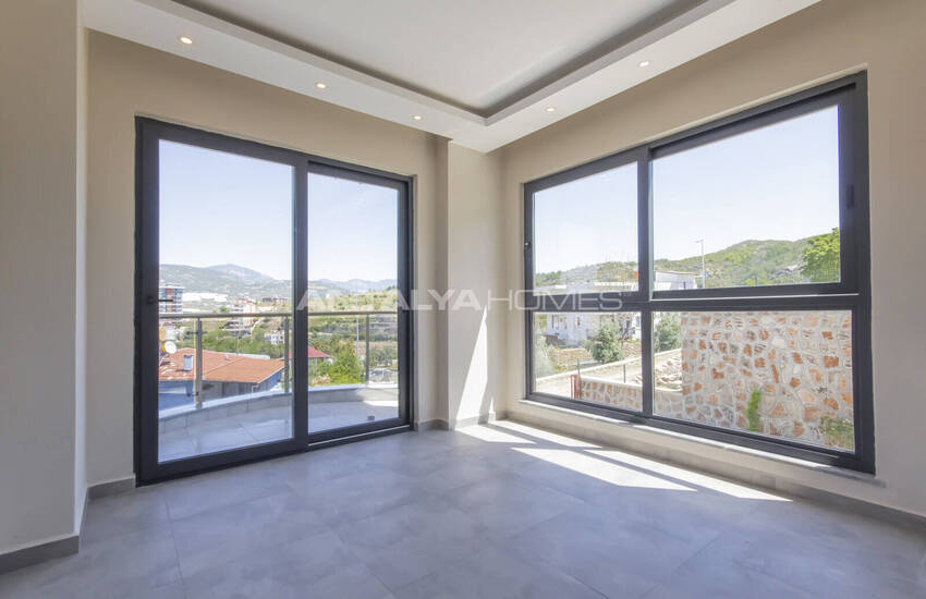 Alanya'da Kapsamlı Sosyal Tesislere Sahip Sitede Daireler 20