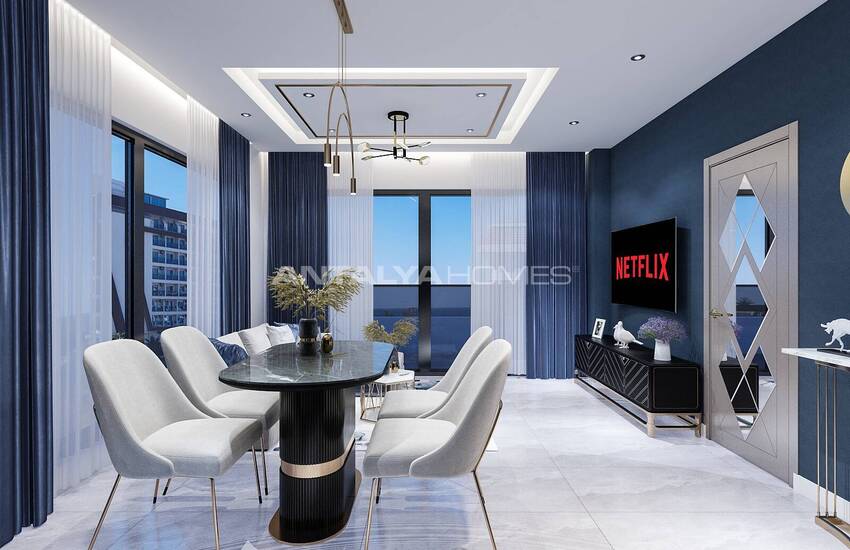 Chic Properties in a Complex with Swimming Pool in Alanya 19