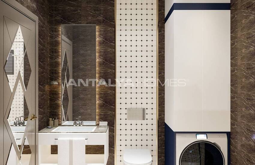 Chic Properties in a Complex with Swimming Pool in Alanya 24