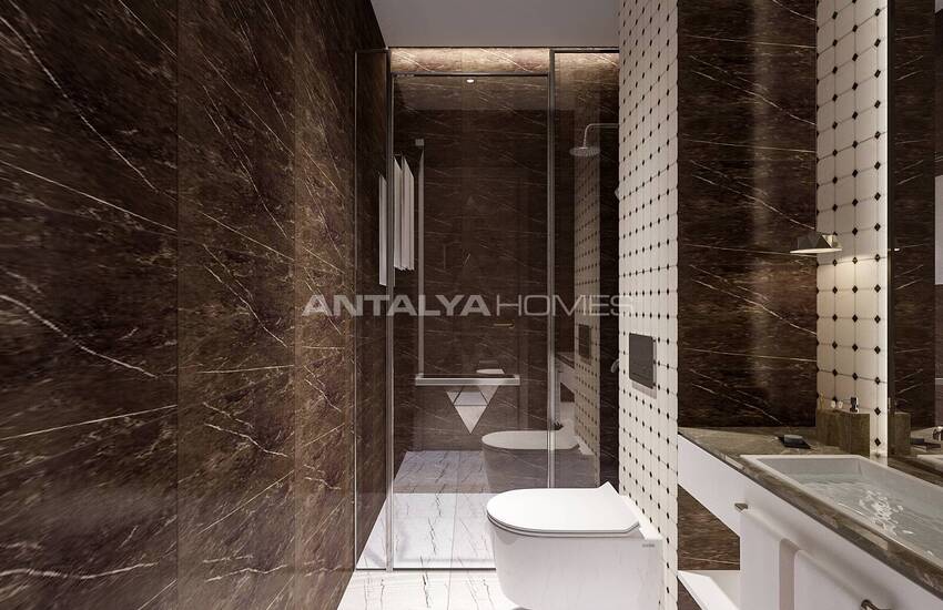 Chic Properties in a Complex with Swimming Pool in Alanya 25