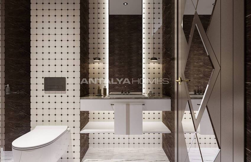 Chic Properties in a Complex with Swimming Pool in Alanya 27