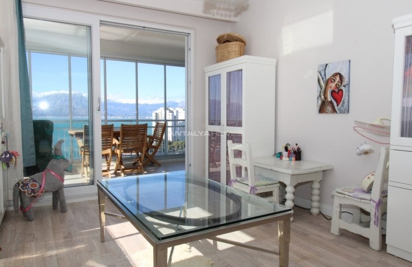 Antalya Şirinyalı'da Deniz ve Dağ Manzaralı Ferah Daire 34