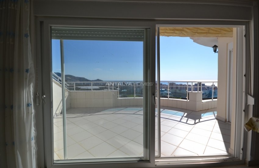Amazing Sea View 4+1 Penthouse in Alanya Mahmutlar 19