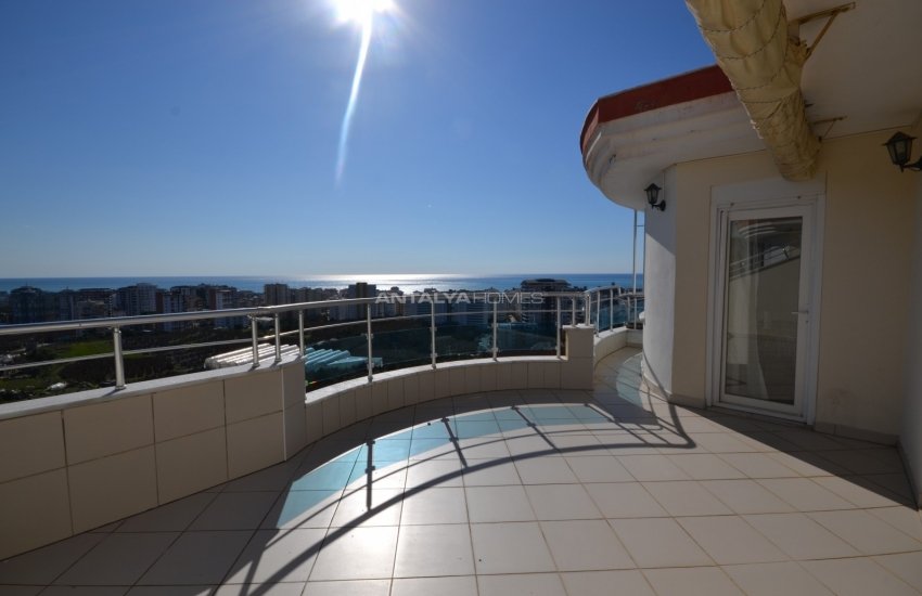 Amazing Sea View 4+1 Penthouse in Alanya Mahmutlar 22