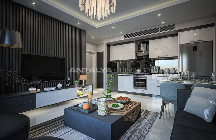 Luxus-wohnungen Nahe Von Einrichtungen In Alanya Avsallar 9