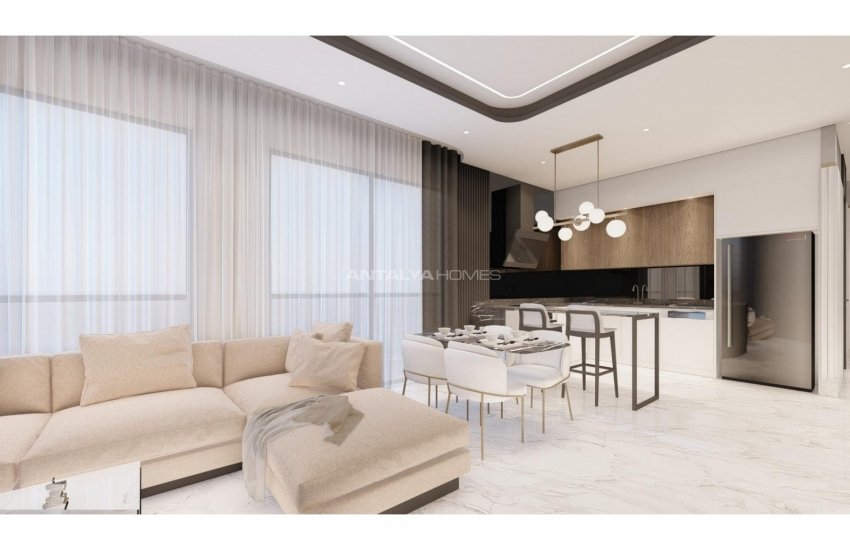 Beachfront Luxury Flats Close to Amenities in Alanya Tosmur 27