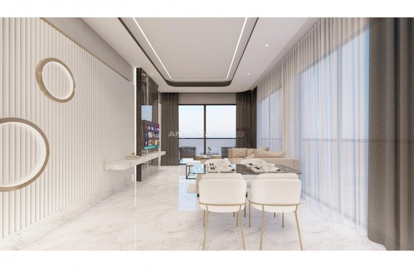 Beachfront Luxury Flats Close to Amenities in Alanya Tosmur 29