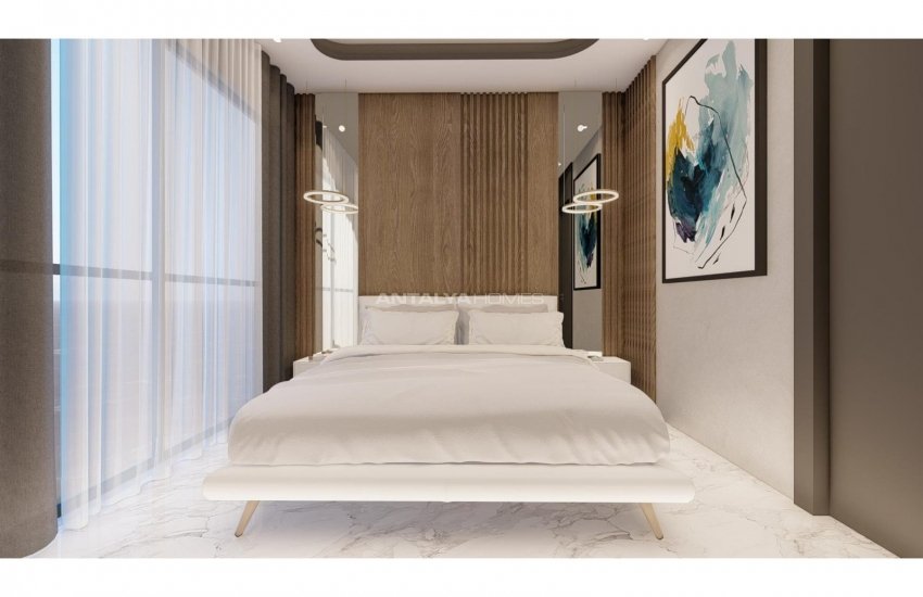 Beachfront Luxury Flats Close to Amenities in Alanya Tosmur 30