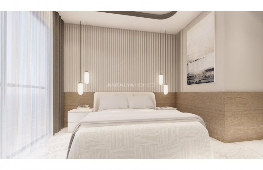 Beachfront Luxury Flats Close to Amenities in Alanya Tosmur 32