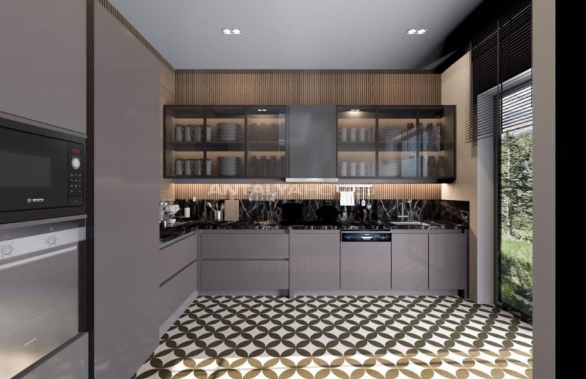 Semi-detached Villas with a Lift and a Pool in Dosemealti 8