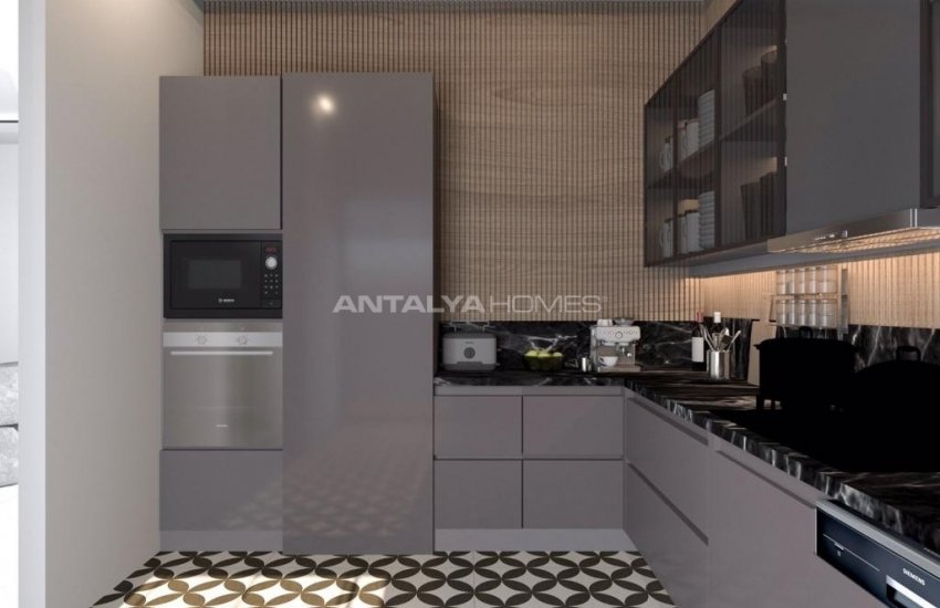 Semi-detached Villas with a Lift and a Pool in Dosemealti 9