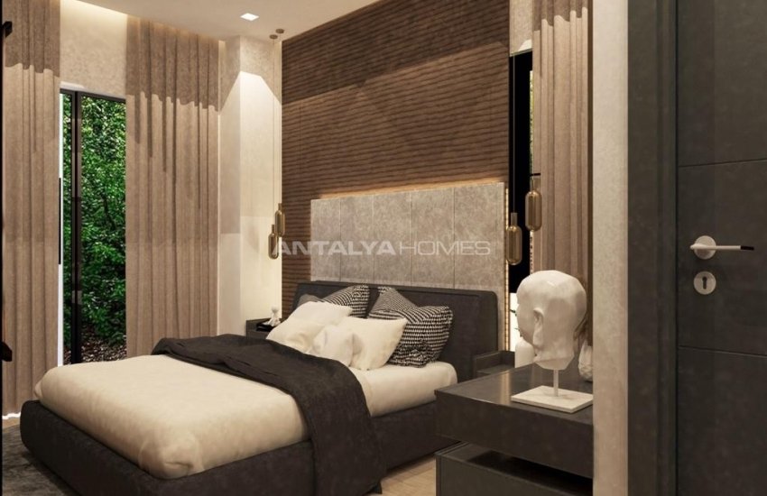 Semi-detached Villas with a Lift and a Pool in Dosemealti 10