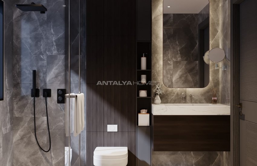 Villas Triplex Avec Piscine Privée Et Jardin À Alanya 25