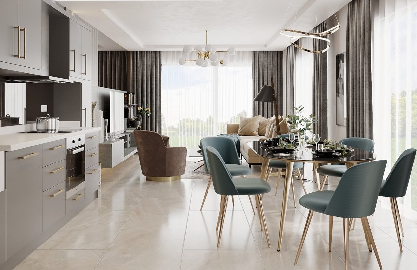 Villas Triplex Avec Piscine Privée Et Jardin À Alanya 16