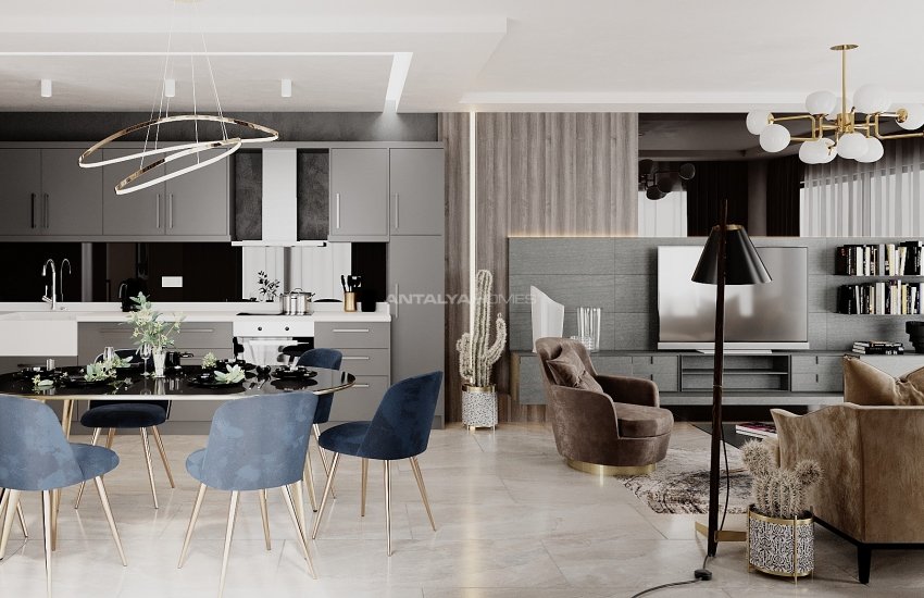 Villas Triplex Avec Piscine Privée Et Jardin À Alanya 17