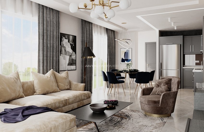 Villas Triplex Avec Piscine Privée Et Jardin À Alanya 13