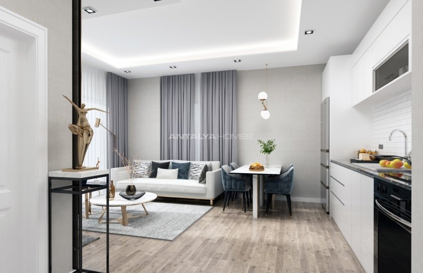 Luxury Flats in a Complex with Neoclassical Design in Alanya 11