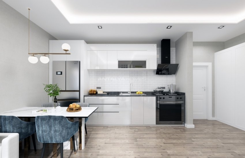 Luxury Flats in a Complex with Neoclassical Design in Alanya 9