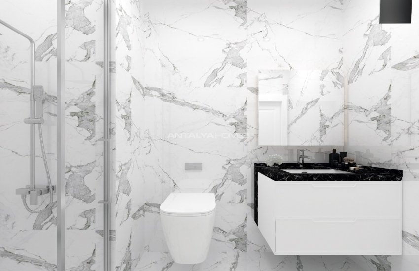 Luxury Flats in a Complex with Neoclassical Design in Alanya 14