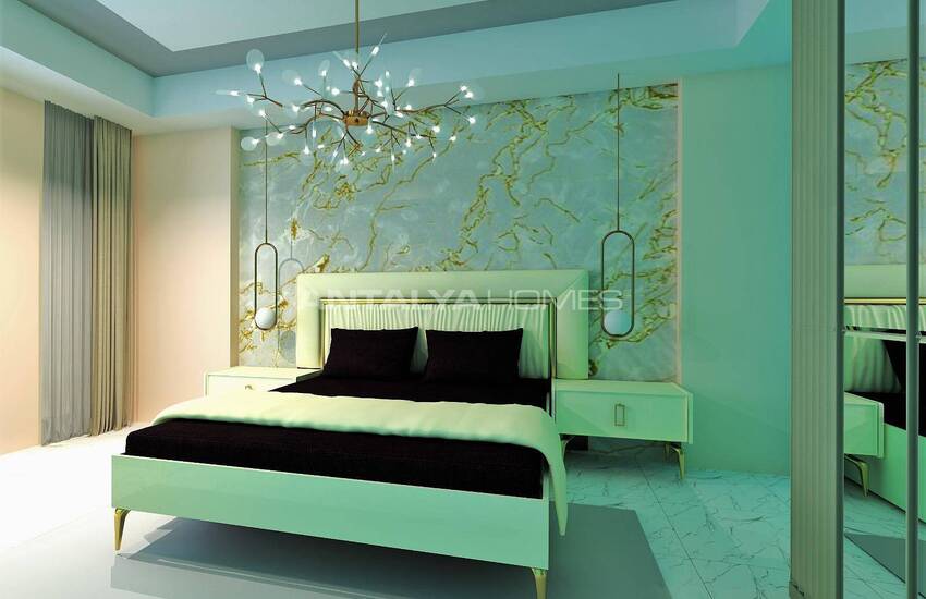 Sea View Penthouse in Complex with Pool and Sauna in Alanya 11