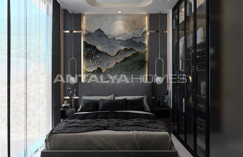 املاک جدید با دید دریا در مجتمعی در آلانیا 24