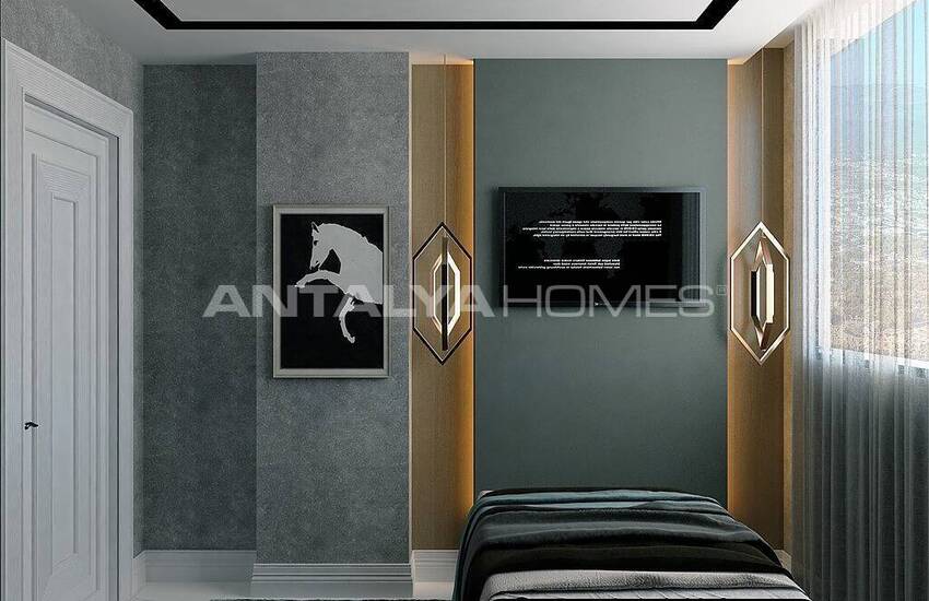 املاک جدید با دید دریا در مجتمعی در آلانیا 25