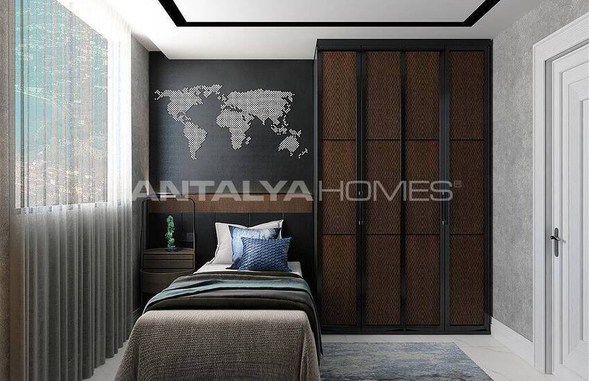 املاک جدید با دید دریا در مجتمعی در آلانیا 26