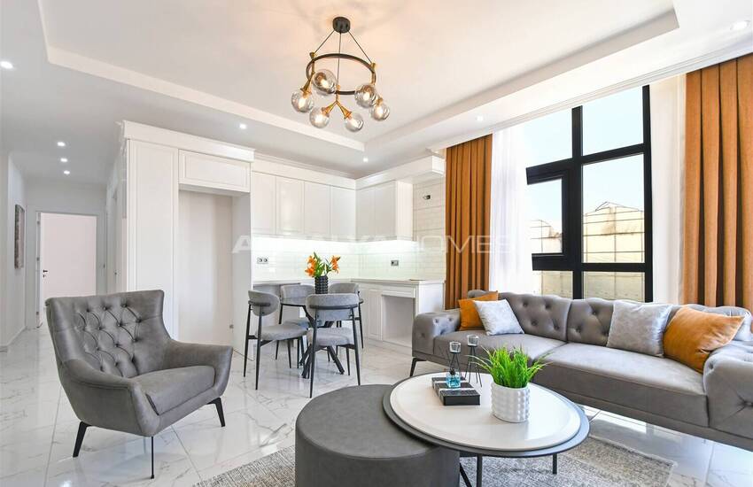 Nybyggda Fastigheter Med Havsutsikt I Ett Komplex I Alanya 6