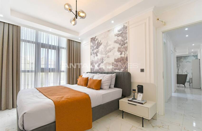 Nybyggda Fastigheter Med Havsutsikt I Ett Komplex I Alanya 8