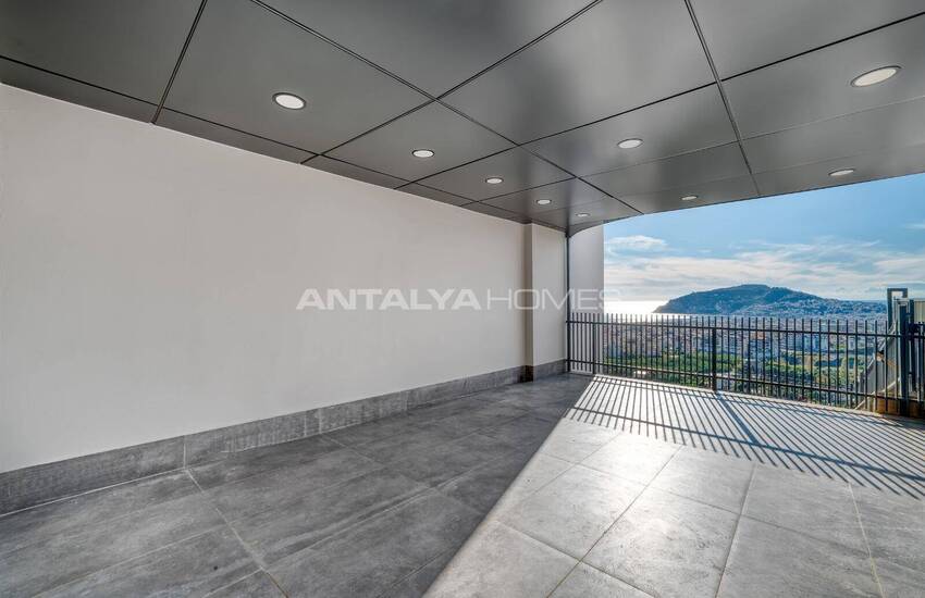 Alanya'da Muhteşem Deniz Manzarası Sunan Havuzlu Villalar 14