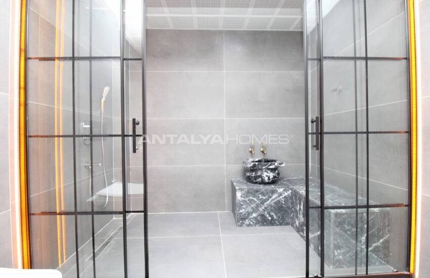 Antalya Muratpaşa’da Akıllı Ev Sistemi Bulunan İkiz Villa 35