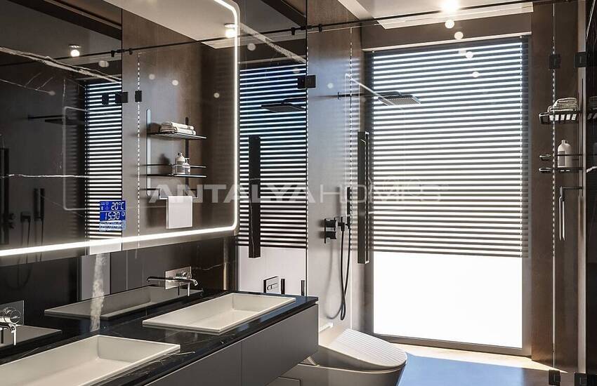 منزل عصري أنيق في منطقة هادئة في كارغيجاك ألانيا 39