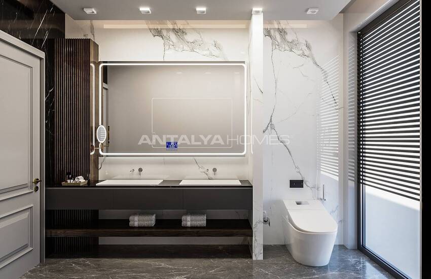 Alanya Kargıcak'ta Doğa İle İç İçe Konumda Manzaralı Şık Villa 34