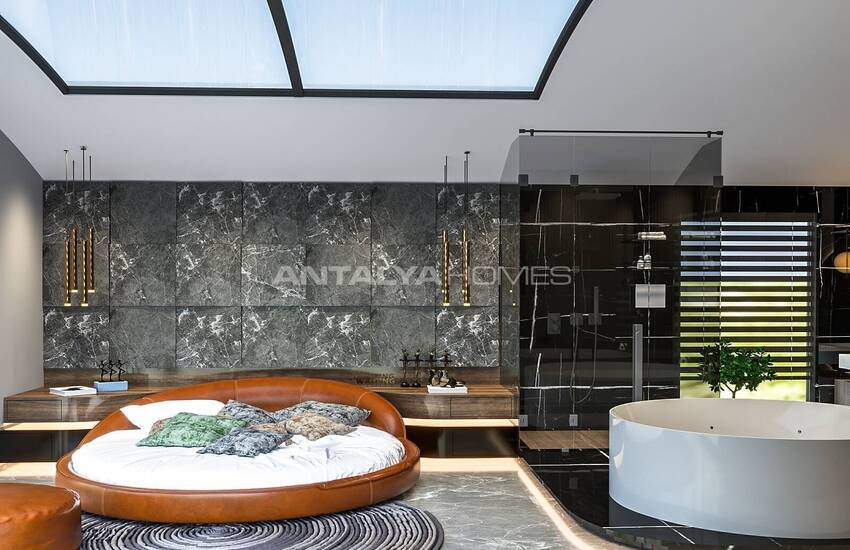 Alanya Kargıcak'ta Doğa İle İç İçe Konumda Manzaralı Şık Villa 37