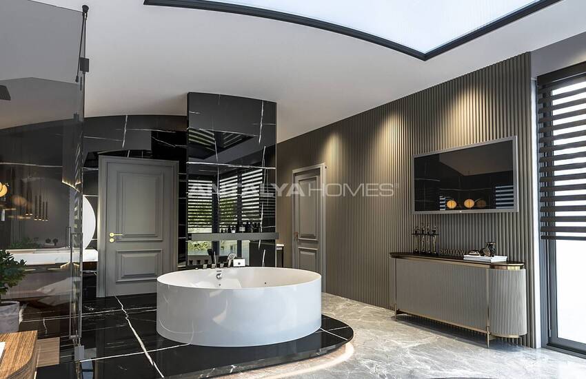 Alanya Kargıcak'ta Doğa İle İç İçe Konumda Manzaralı Şık Villa 38