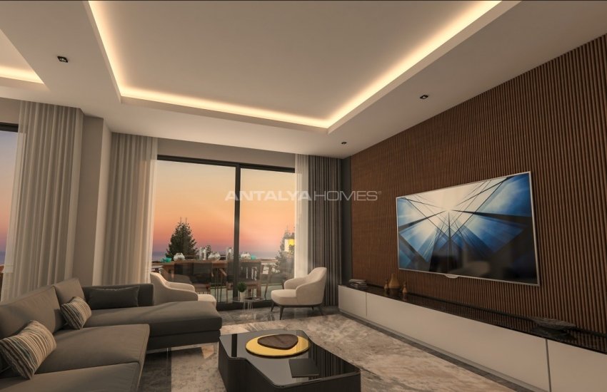 Spacious Villas with Amazing Sea and City View in Alanya 15