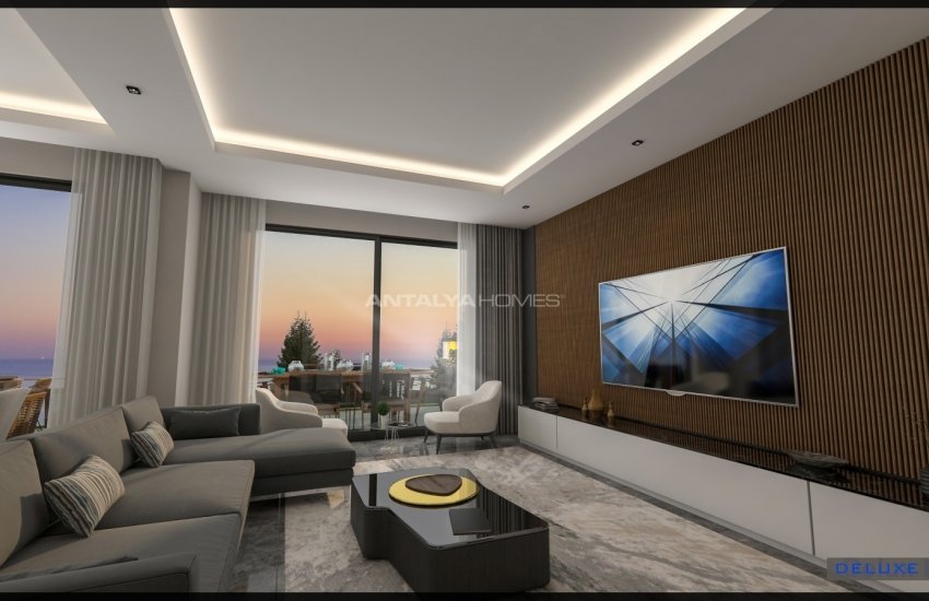 Spacious Villas with Amazing Sea and City View in Alanya 16