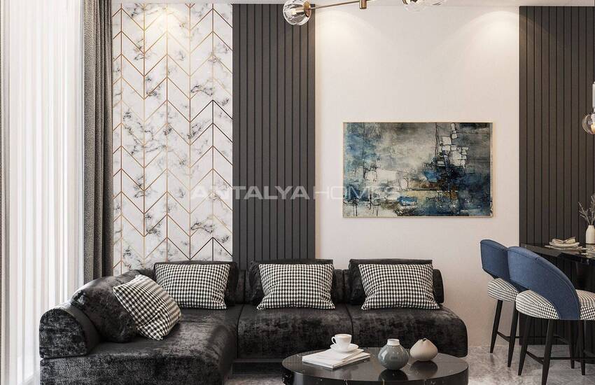 New Real Estate with Sea View in Modern Complex in Alanya 37