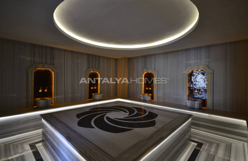 Alanya'da Kapsamlı Sitede Deniz Manzaralı Daireler 22