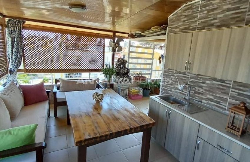 Двухуровневая Квартира в Ларе, Анталия, с Большой террасой 35