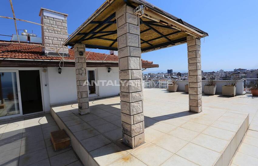 Chic Duplexlägenhet Nära Stranden I Muratpasa Antalya 37